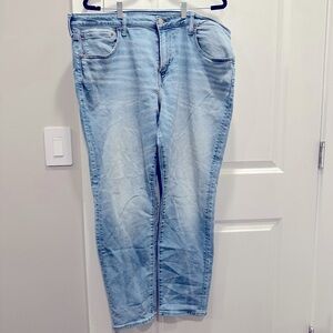 American Eagle Airflex+ Athletic Fit Jeans Blue Daylight - 40/32 NWOT